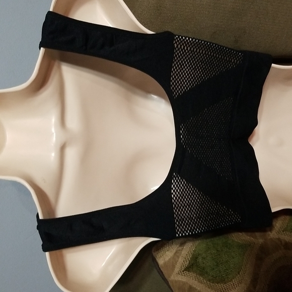 Fashion hollow mesh breathable large black spots bra - Picture 15 of 17